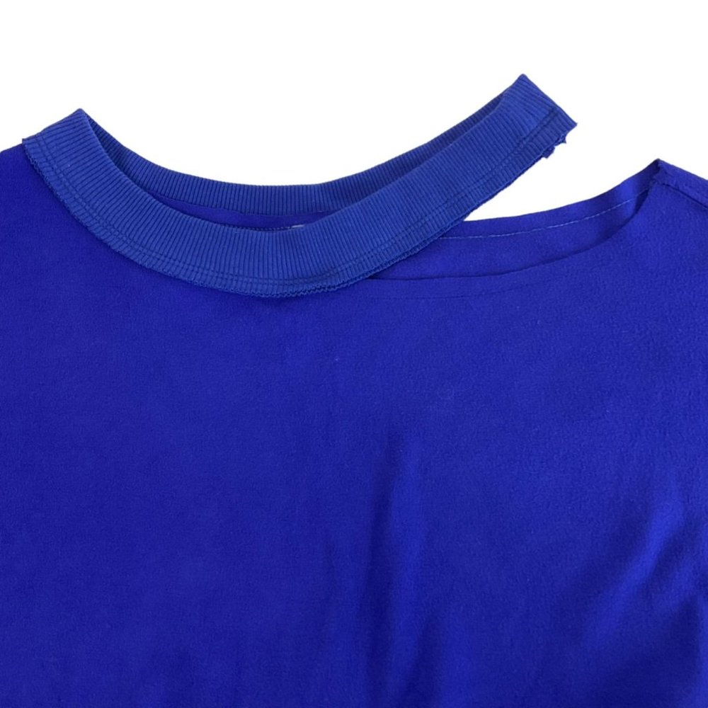 Free People Movement Reveal Sweatshirt Womens Size Medium Blue Oversized $98 Nwt - Picture 4 of 11